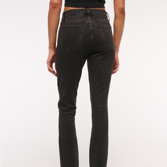 Abercrombie & Fitch The Skinny High Rise Classic Black Women's Jeans Size 28/6 - Picture 2 of 7